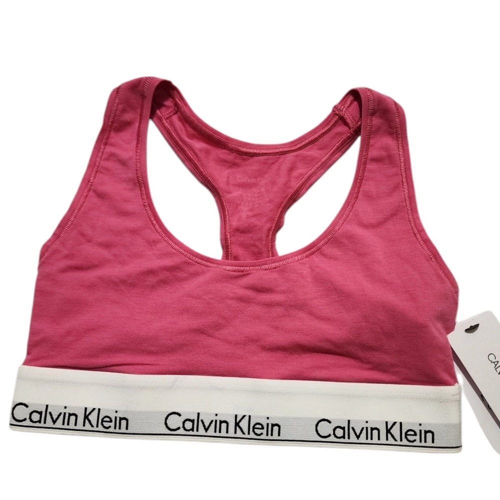 Calvin Klein Women This Is Love Unlined Bralette, Pink‎  XS